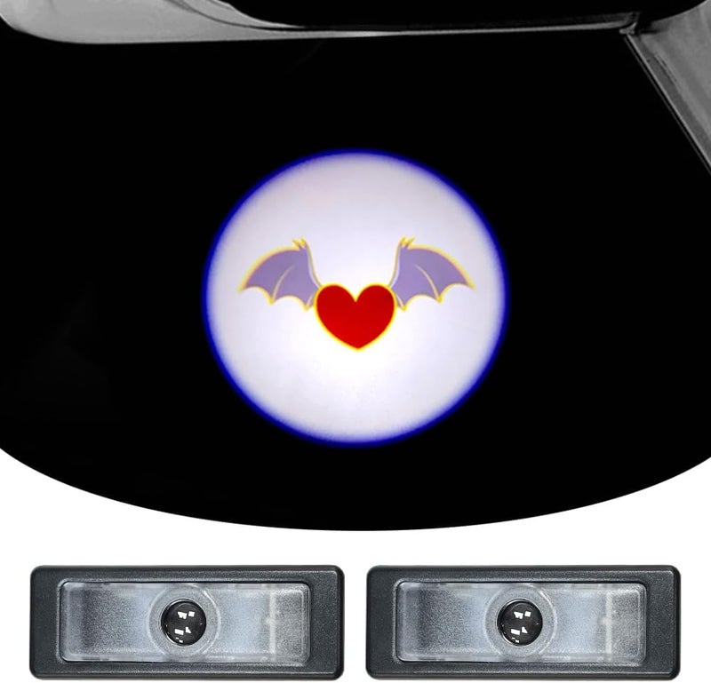 akarin 2Pcs Door Lights Logo for Mi ni r55 r56 r57 r58 r59 r60 r51 f54 f56 f55 f57 f60 f65 u25 Puddle Lights Car Door Logo Lights Projector Courtesy LED Ghost Shadow Lamps Accessories (Demon) - Image 5